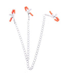 Icon Brands 9'S Orange Is The New Black Triple Your Pleasure Clamps & Chain at $8.99