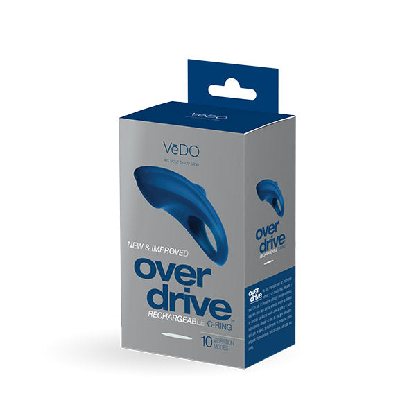 Vedo Vedo Overdrive Plus Rechargeable Ring Midnight Madness Blue at $34.99
