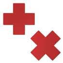 PASTEASE PLUS X FAUX LATEX RED CROSSES-0