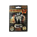 Rhino 17 5000 Plus 1 Capsule Pack Herbal Supplement for Men packaging with emphasis on time, size, and stamina.