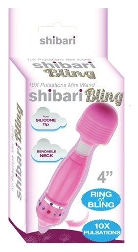 Thank Me Now Shibari Sexy Bling Bling Mini Wand Pink at $19.99