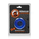 Sprocket Cock Ring in packaging, designed for ultimate pleasure and comfort, featuring a super stretchy and snug fit.