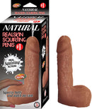 Experience lifelike pleasure with the Natural Realskin Squirting Penis No. 1 from Nasstoys, featuring realistic sensations and squirting action.