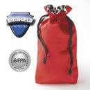 Red Sugar Sak Toy Bag with Bioshield and EPA Approved logos