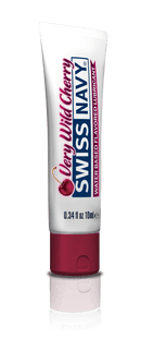 Swiss Navy Very Wild Cherry Flavored Lubricant 10ml bottle with authentic cherry taste