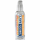 Swiss Navy Warming Water Based Lubricant 4 Oz bottle, premium formula for enhanced intimate experiences.