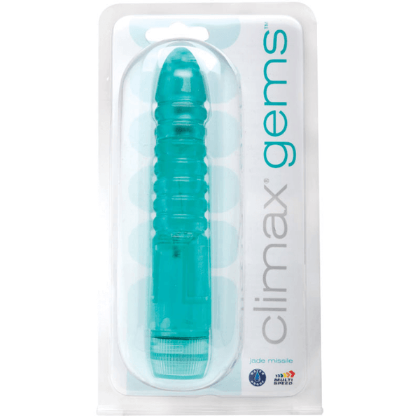 Climax Gems Jade Missile Green Vibrator