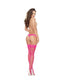 THIGH HIGHS FISHNET NEON PINK O/S-1