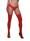 SHEER THIGH HIGH W/ STAY UP LACE TOP RED QUEEN-3