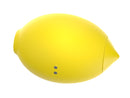Lemonaire Suction Massager Yellow in a lemon shape showcasing its design and True Suction Technology.