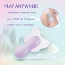 Play With Me Flutter Love Clitoral Vibrator Purple ideal for everyday wear and versatile for travel or date night.