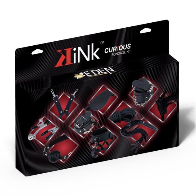 KINK CURIOUS BEGINNER BDSM KIT BLACK-10