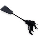 KINK CURIOUS BLACKOUT MASK & TICKLER CROP-0