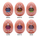 Tenga Egg Hard Gel Package features various designs and textures for enhanced pleasure and stimulation.