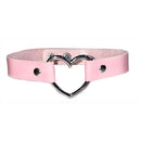 Unique Touch Princess Bag 4 Piece Pink Gift Set leather heart collar with a heart-shaped metal clasp.