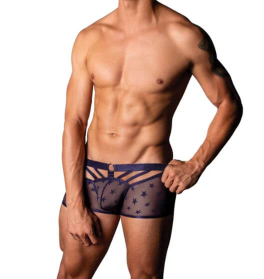 LOVE STAR SHORT W/ RING PURPLE SMALL-0