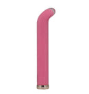 First Glass Vibrating Pink Sunset 6.5 inches dildo in elegant pink design with advanced vibration technology.