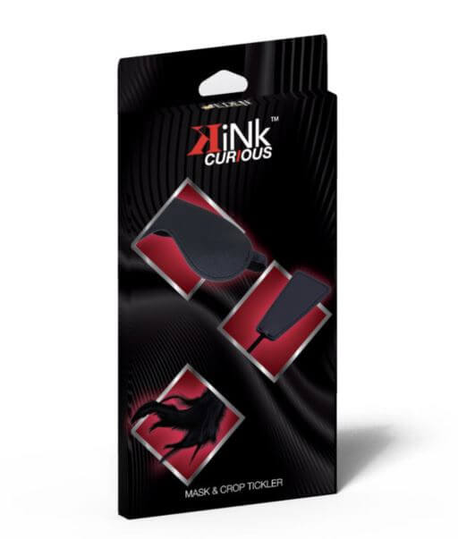 KINK CURIOUS BLACKOUT MASK & TICKLER CROP-2