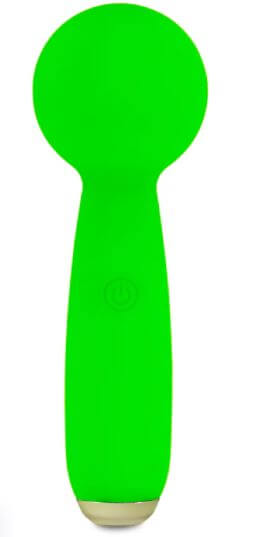 PETITES LIL EXCLAIM MINI WAND VIBRATOR GREEN-0