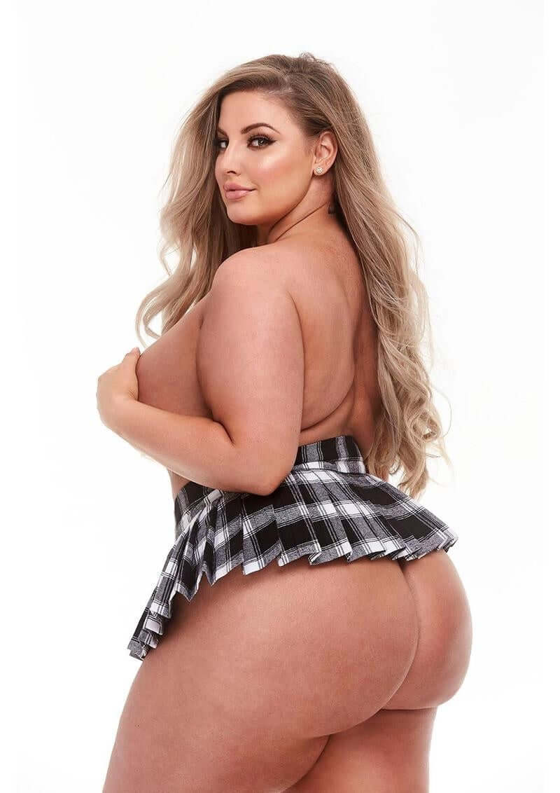 TEACHER'S PET SCHOOLGIRL SKIRT BLACK Q/S-0