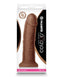 COLOURS DUAL DENSITY 7IN GIRTH DILDO BROWN-1