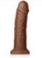 COLOURS DUAL DENSITY 7IN GIRTH DILDO BROWN-2