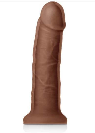 COLOURS DUAL DENSITY 7IN GIRTH DILDO BROWN-2