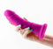 COLOURS DUAL DENSITY 7IN GIRTH DILDO PURPLE-0
