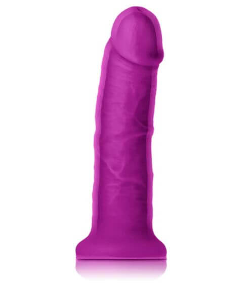 COLOURS DUAL DENSITY 7IN GIRTH DILDO PURPLE-2