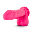Ruse Big Poppa 8 Inch Realistic Silicone Dildo Hot Pink features a lifelike design and vibrant color for enhanced pleasure.