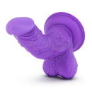 Ruse Magic Stick 6.5 Inch Silicone Dildo Purple with lifelike design for satisfying pleasure.