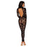 GLOVED BODYSTOCKING BLACK O/S-1