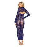 BODYSTOCKING GOWN & SHRUG ECLIPSE O/S-2