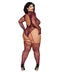 TEDDY BODYSTOCKING CHERRY LACQUER Q/S-1