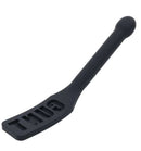 Edge CUNT Silicone Paddle Black shown from the side, featuring a flexible silicone head and bold imprint.