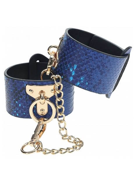 OUCH! FLORENCE COLLECTION HANDCUFFS - BLUE-0