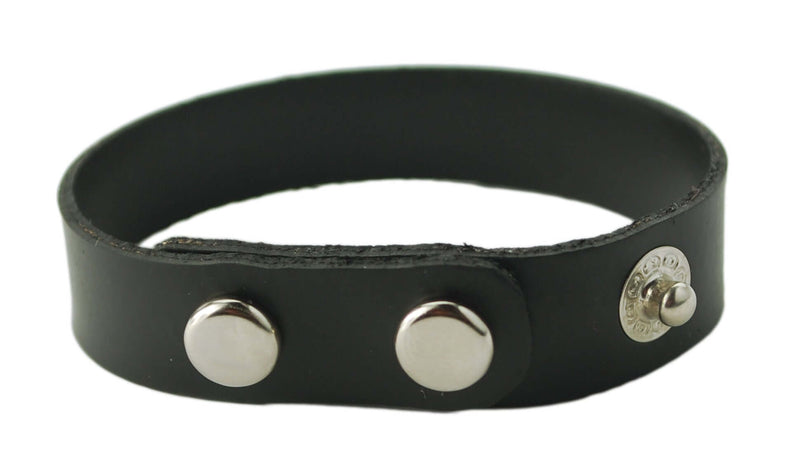 Rubberline Neoprene 3 Snap Rubber Cock Ring for enhanced pleasure and performance, adjustable for comfort and fit.