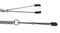 Spartacus adjustable tweezer clamps with jewel chain, designed for versatile sensory play and nipple stimulation.