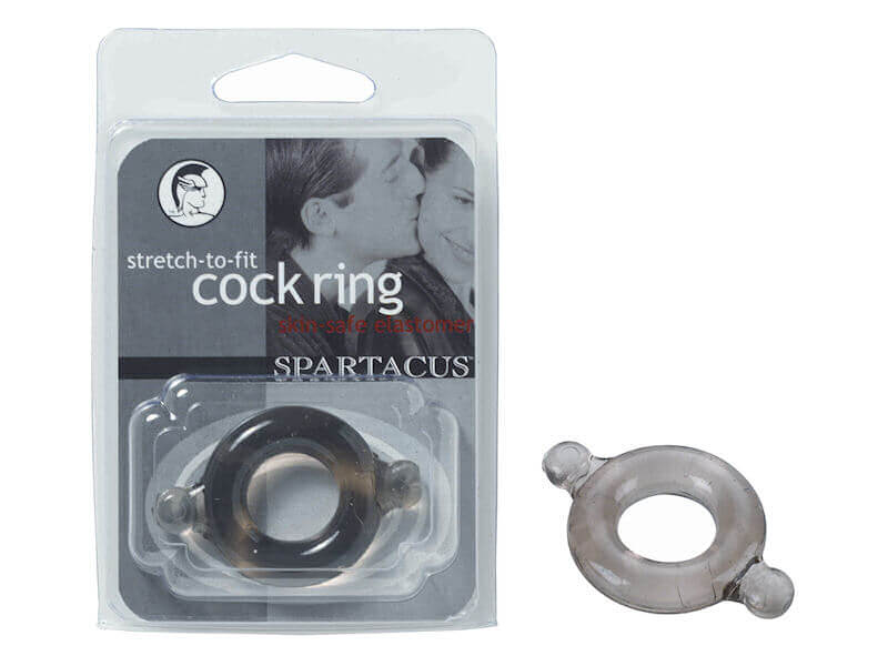 ELASTOMER COCK RING BLACK-0