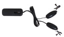 Spartacus Leathers Vibrating Nipple Clamps with adjustable tension and multiple speed settings.