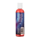 Razzels Warming Lubricant Sinful Strawberry 4 Oz Bottle with ingredients listed on the back for enhanced experience.