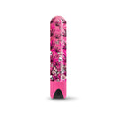 Buzzed Blazing Beauty Bullet Vibrator Prints Charming with vibrant cannabis-inspired print and bullet shape.