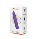 Me You Us Signature The Classic Bullet Vibrator Purple packaging showcasing sleek design and adjustable features.