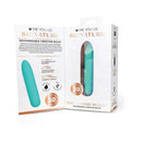Me You Us Signature The Classic Bullet Vibrator Teal packaging showcasing sleek design and features.
