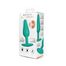 Me You Us Signature The Vibrating Plug Teal in packaging with features listed for anal exploration.