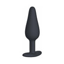 Me You Us Signature The Vibrating Plug Black - gently tapered vibrating plug for easy insertion, smooth silicone finish.