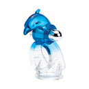 Wet Dreams Dizzy Dolphin Vibrating Cock and Ball Sling Blue, playful accessory with buzzing stimulation.