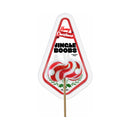 Horny Christmas Jingle Boobs Boobie Shaped Lollipop festive candy for adult holiday parties.