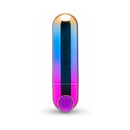 Le Wand Essentials Rechargeable Rainbow Bullet Vibrator in a sleek and colorful design for powerful pleasure.