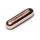 Le Wand Essentials Mini Rose Gold Bullet Vibrator for targeted clitoral stimulation in a sleek design.